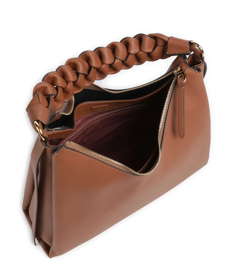 Coccinelle Boheme Grana Double Sac fourre-tout cognac/noir