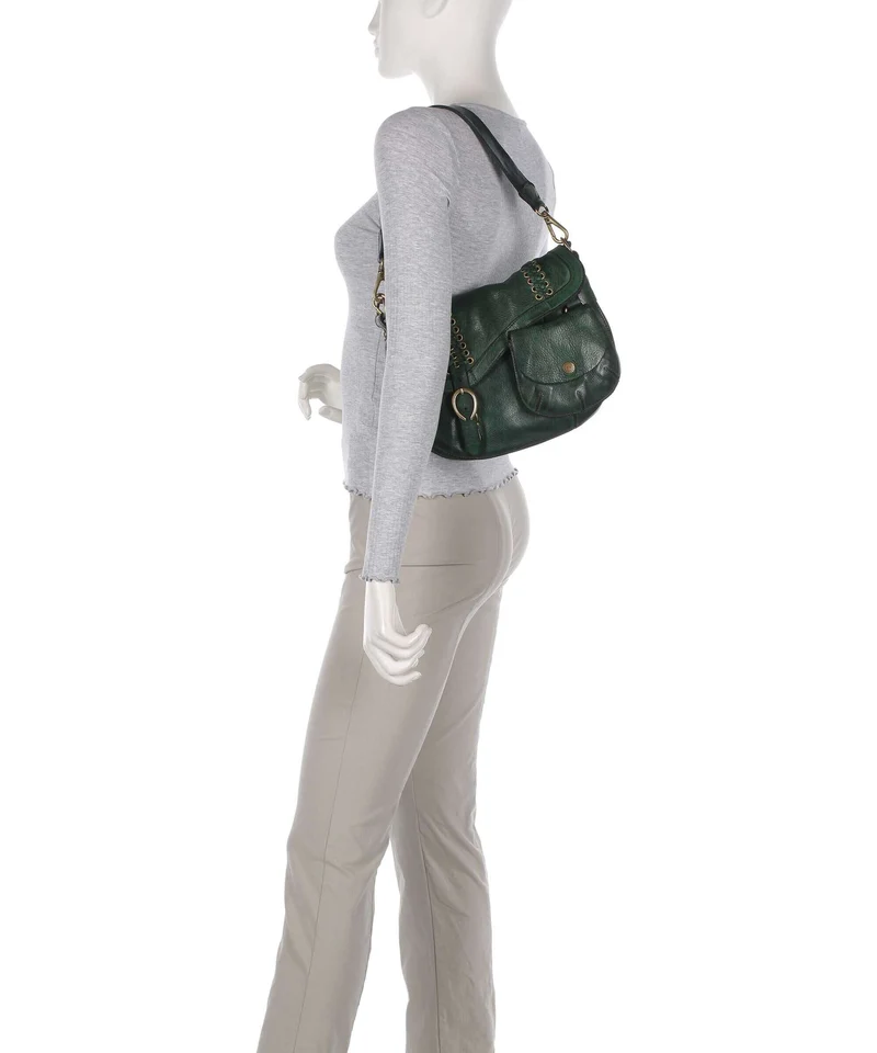 Campomaggi Sac porté épaule green bottle