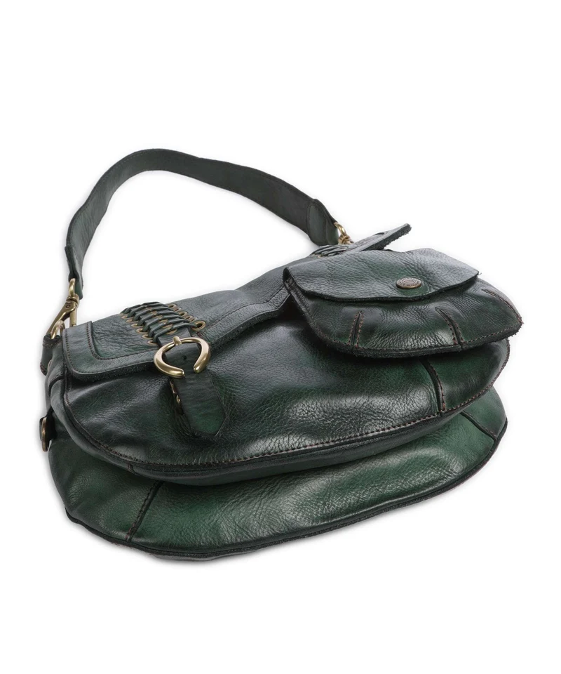 Campomaggi Sac porté épaule green bottle