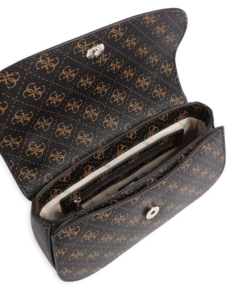 Guess Erica Sac porté épaule brown logo