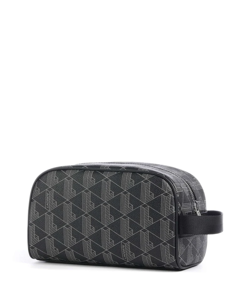 Lacoste The Blend Trousse de toilette monogram noir/gris