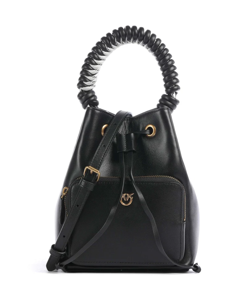 Pinko Cargo Sac seau nero/antique gold