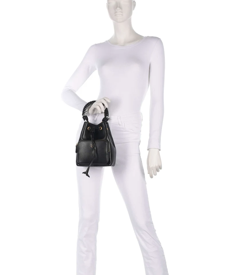 Pinko Cargo Sac seau nero/antique gold