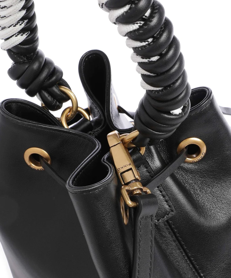 Pinko Cargo Sac seau nero/antique gold