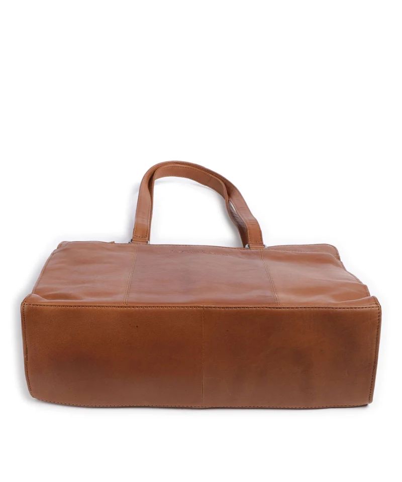 The Chesterfield Brand Wax Pull Up Cow Fidenza Cabas cognac