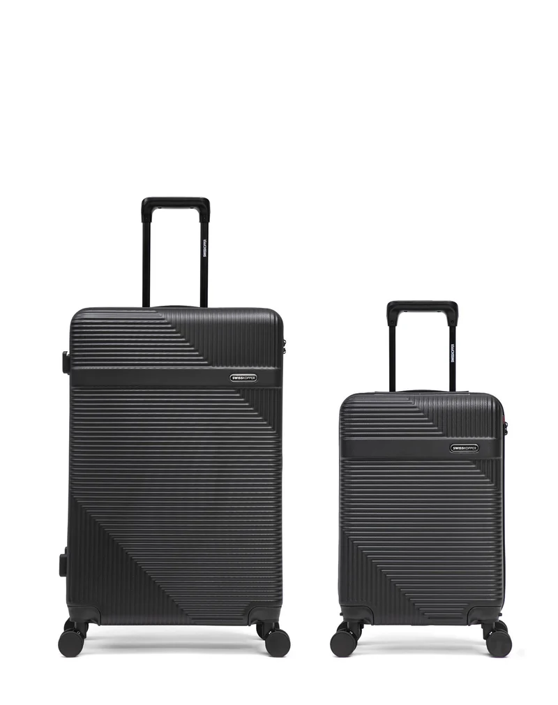 Lot de 2 Valises Rigides Grand Format et Cabine WOHLEN