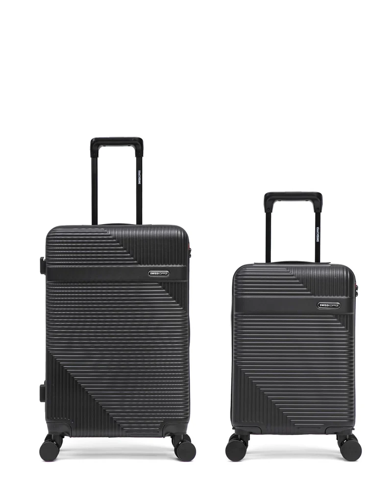 Lot de 2 Valises Rigides Taille Moyenne et Cabine XS WOHLEN