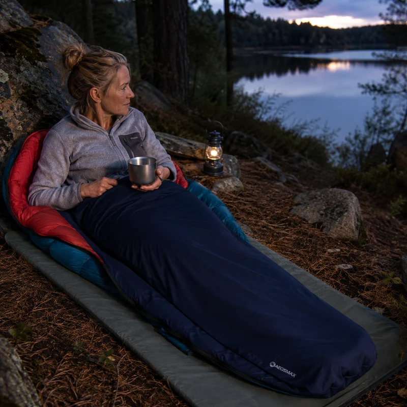 Drap randonnée chauffant pour sac de couchage