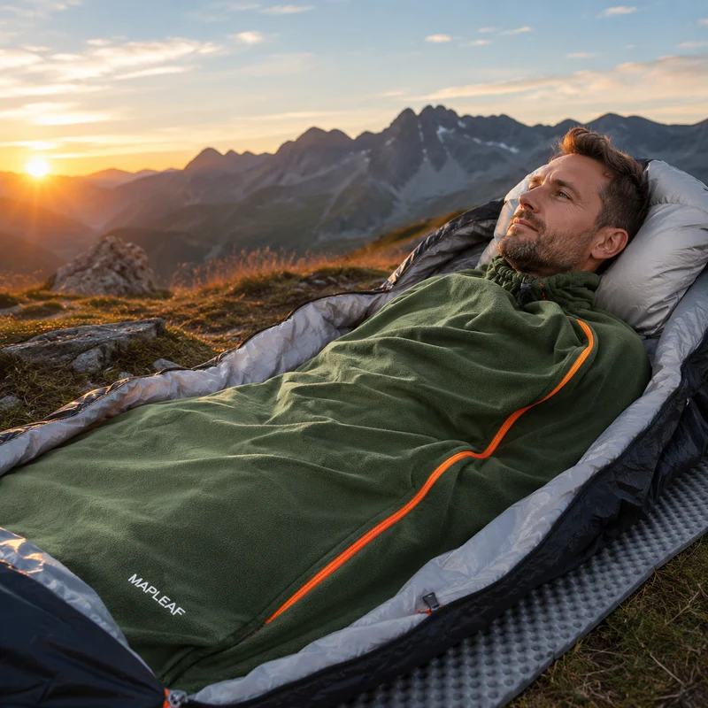 Drap sac de couchage randonnée polaire