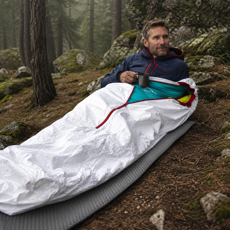 Protection bivouac pour sac de couchage