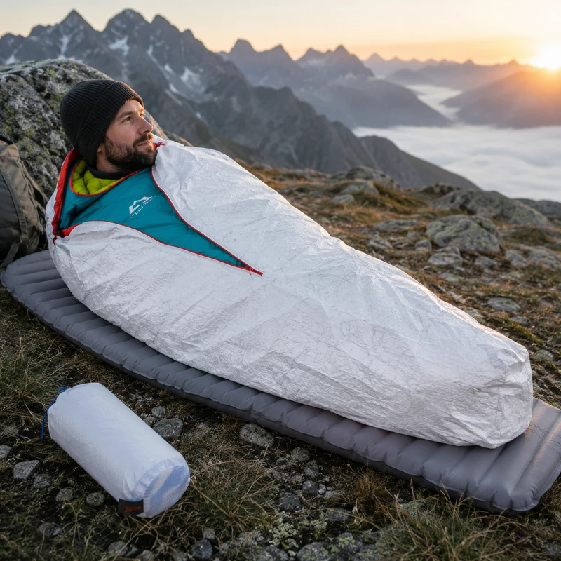 Protection bivouac pour sac de couchage