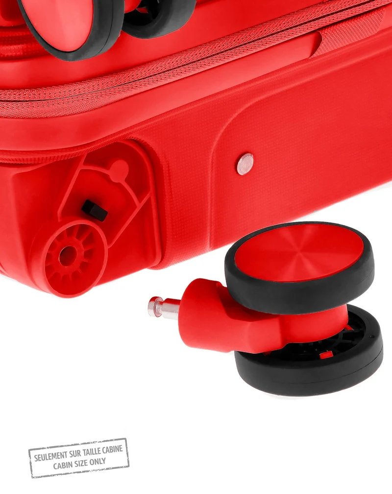Lot de 3 Valises Rigides Grand Format, Cabine et Cabine XS LUGANO