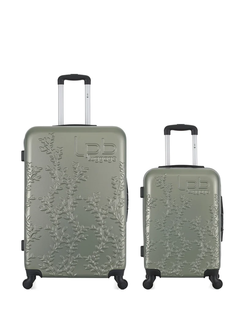 Lot de 2 Valises Rigides Grand Format et Cabine NAIS