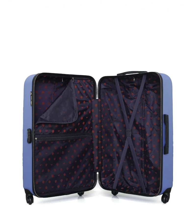 Lot de 2 Valises Rigides Grand Format et Cabine NAIS