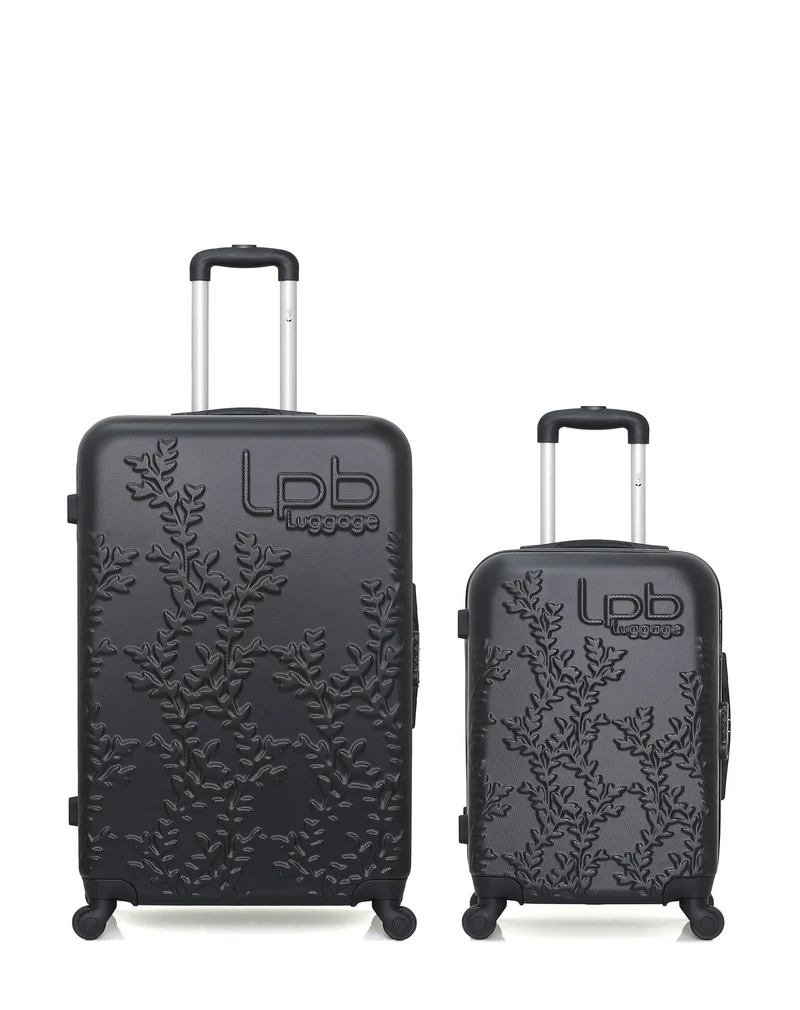 Lot de 2 Valises Rigides Grand Format et Cabine NAIS