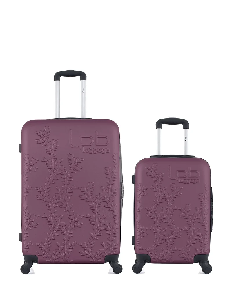 Lot de 2 Valises Rigides Grand Format et Cabine NAIS