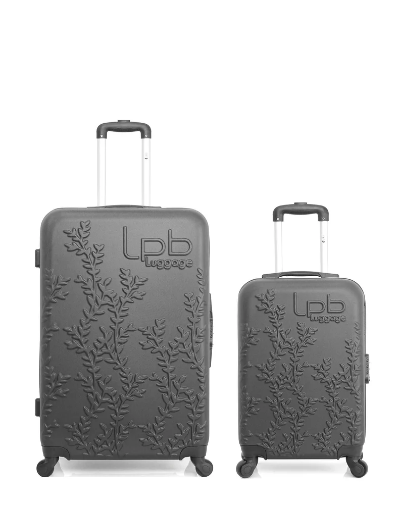 Lot de 2 Valises Rigides Grand Format et Cabine NAIS