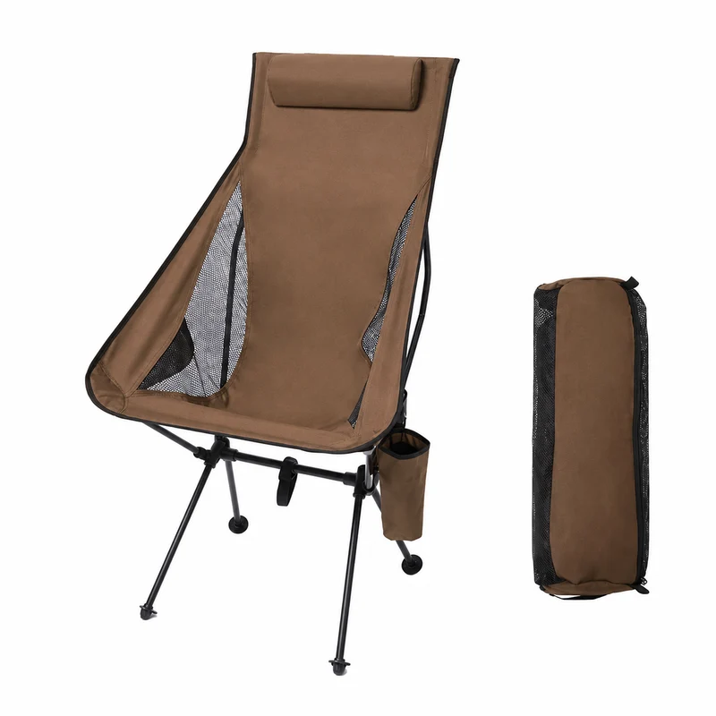 Chaise de camping pliante aluminium randonnée