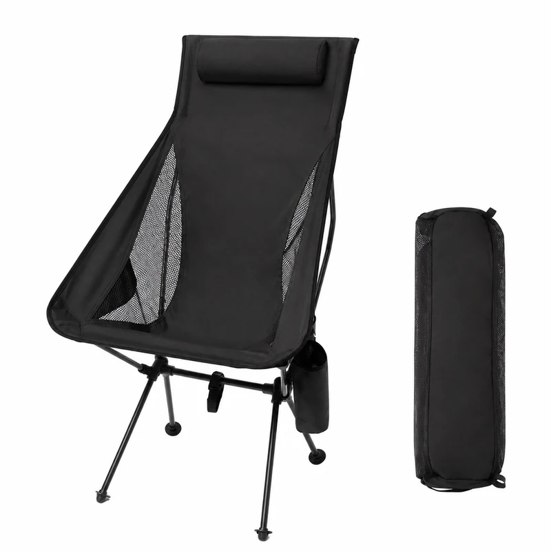 Chaise de camping pliante aluminium randonnée