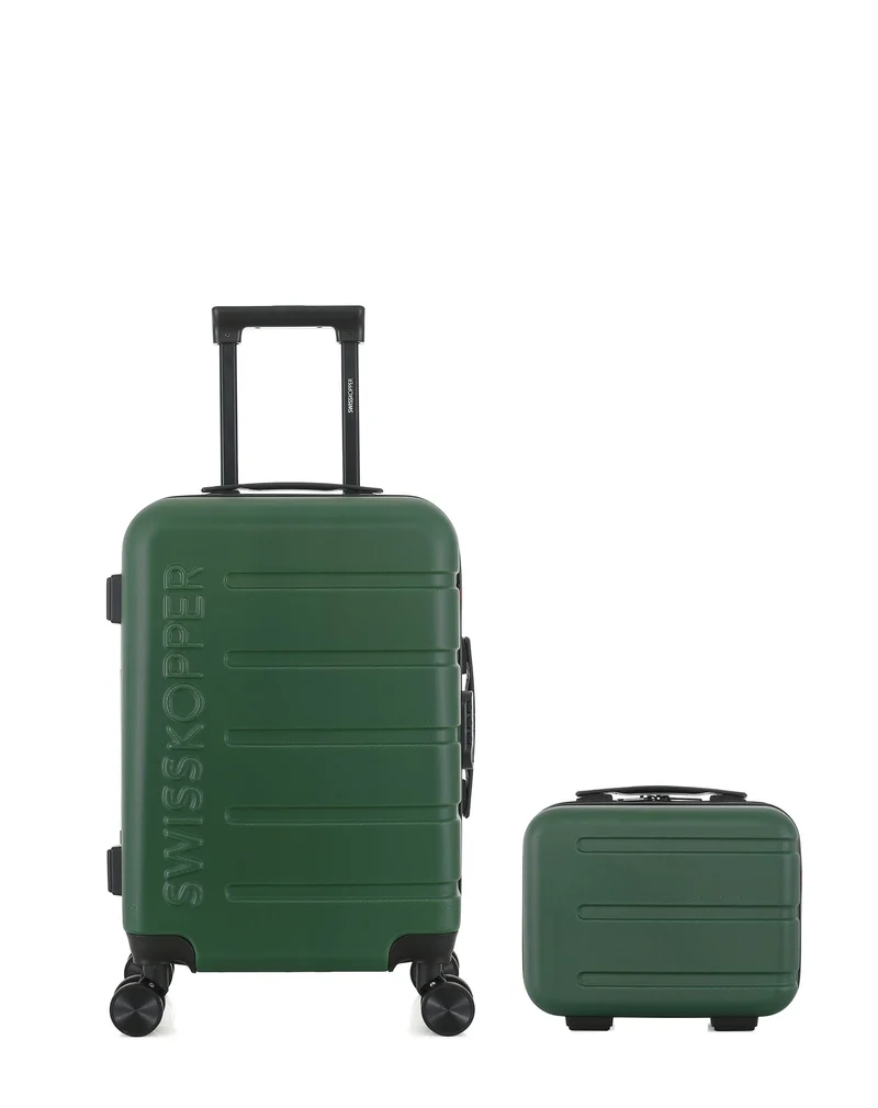 Lot de 2 Valises Rigides Cabine et Vanity AIGLE