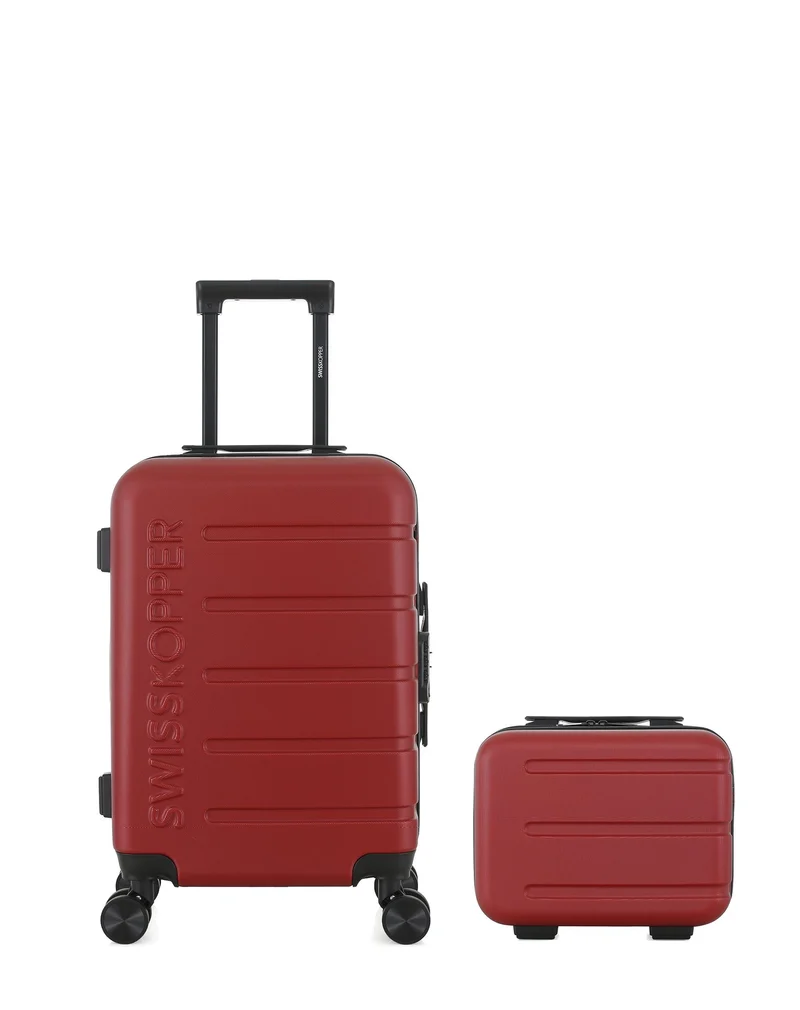 Lot de 2 Valises Rigides Cabine et Vanity AIGLE