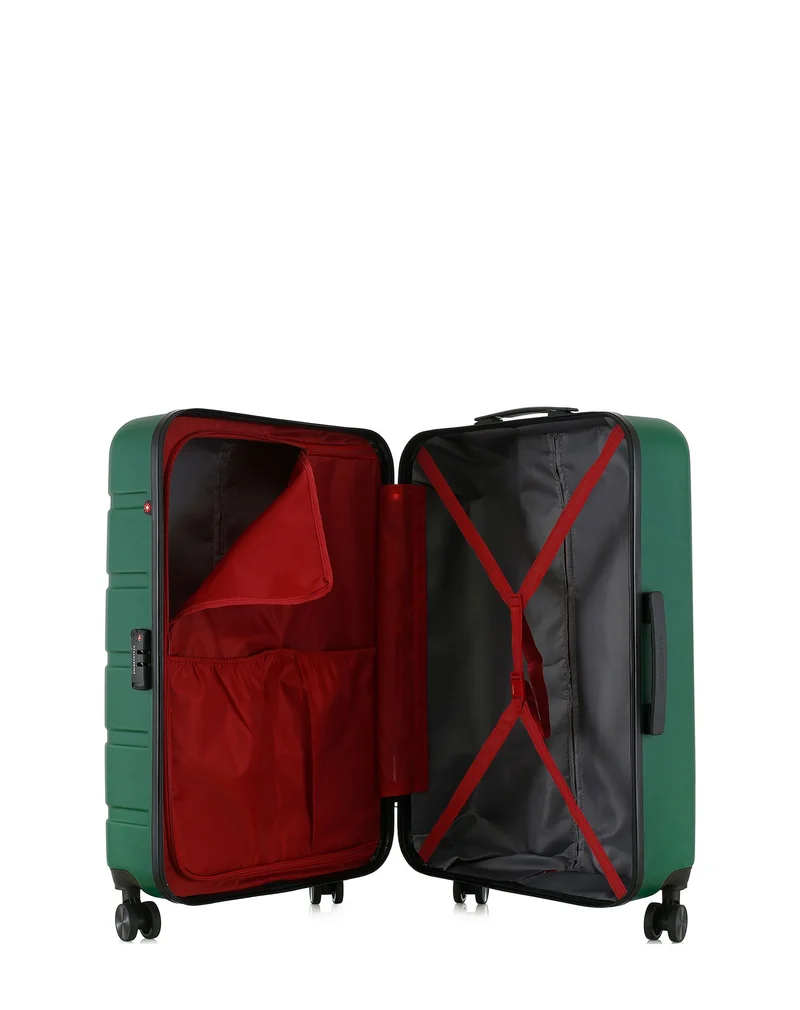 Lot de 3 Valises Rigides Grand Format, Cabine et Vanity AIGLE