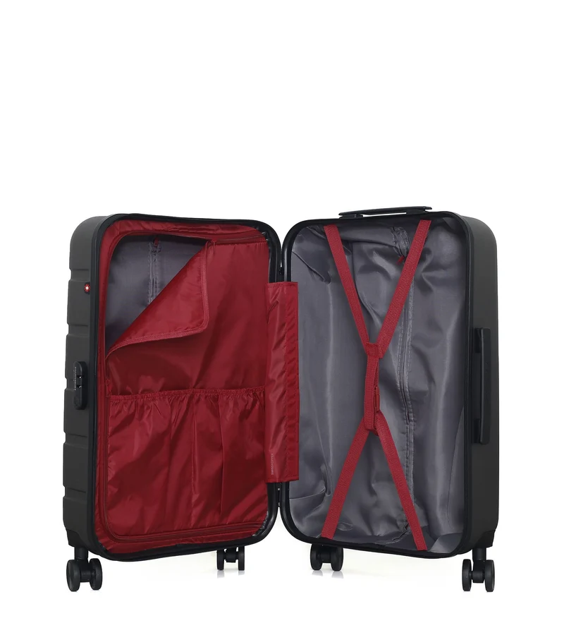 Lot de 2 Valises Rigides Taille Moyenne et Cabine XXS AIGLE