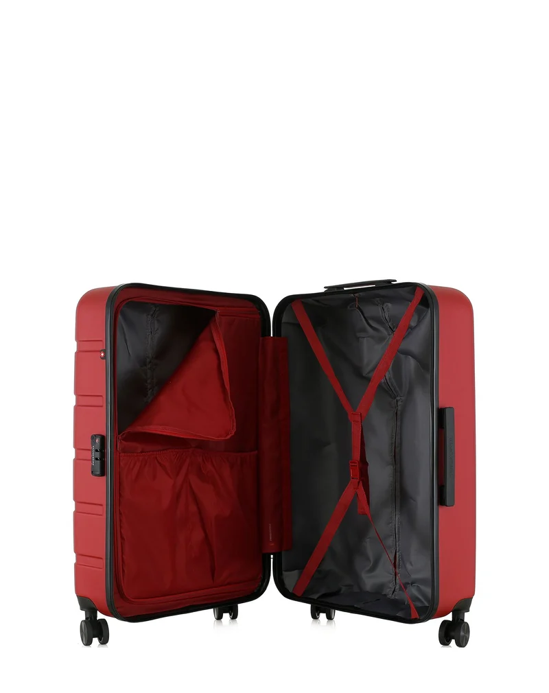 Lot de 3 Valises Rigides Grand Format, Cabine et Cabine XXS AIGLE