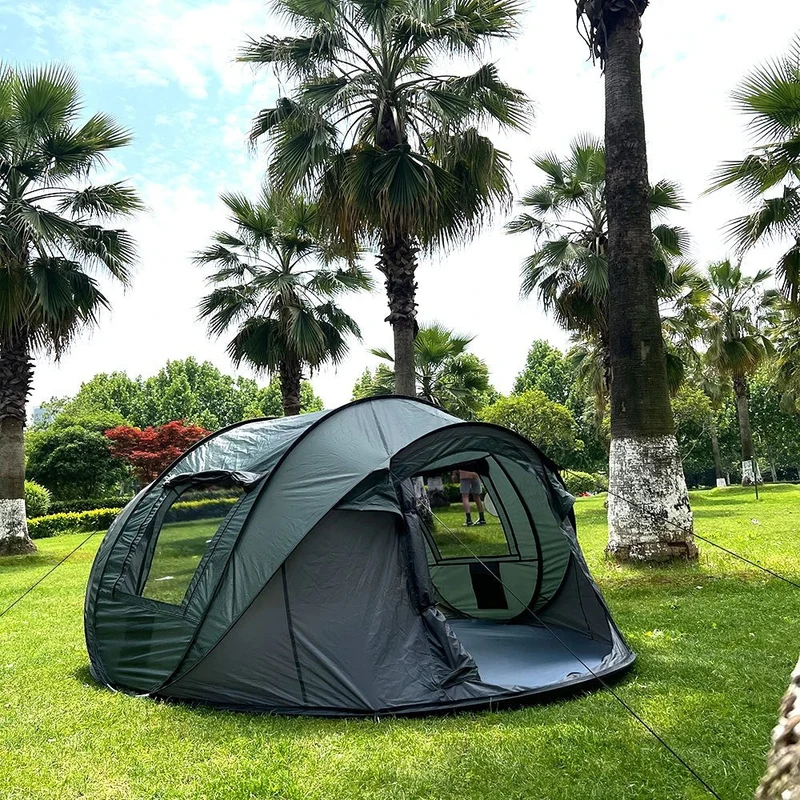 Grande tente camping familiale rapide à monter