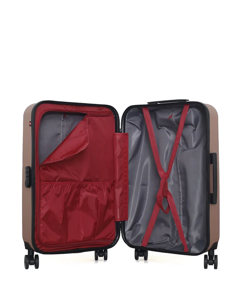Lot de 2 Valises Rigides Taille Moyenne et Vanity WIL