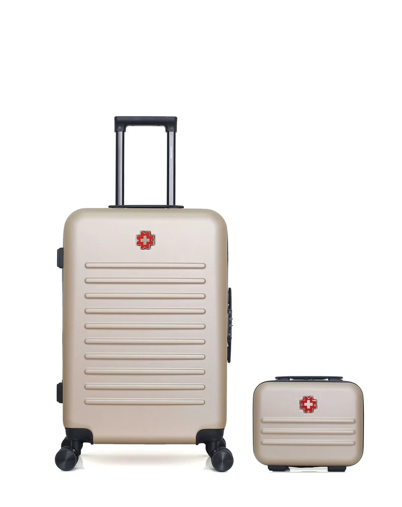 Lot de 2 Valises Rigides Taille Moyenne et Vanity WIL