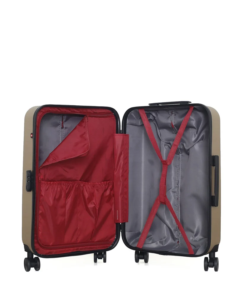 Lot de 2 Valises Rigides Taille Moyenne et Vanity WIL
