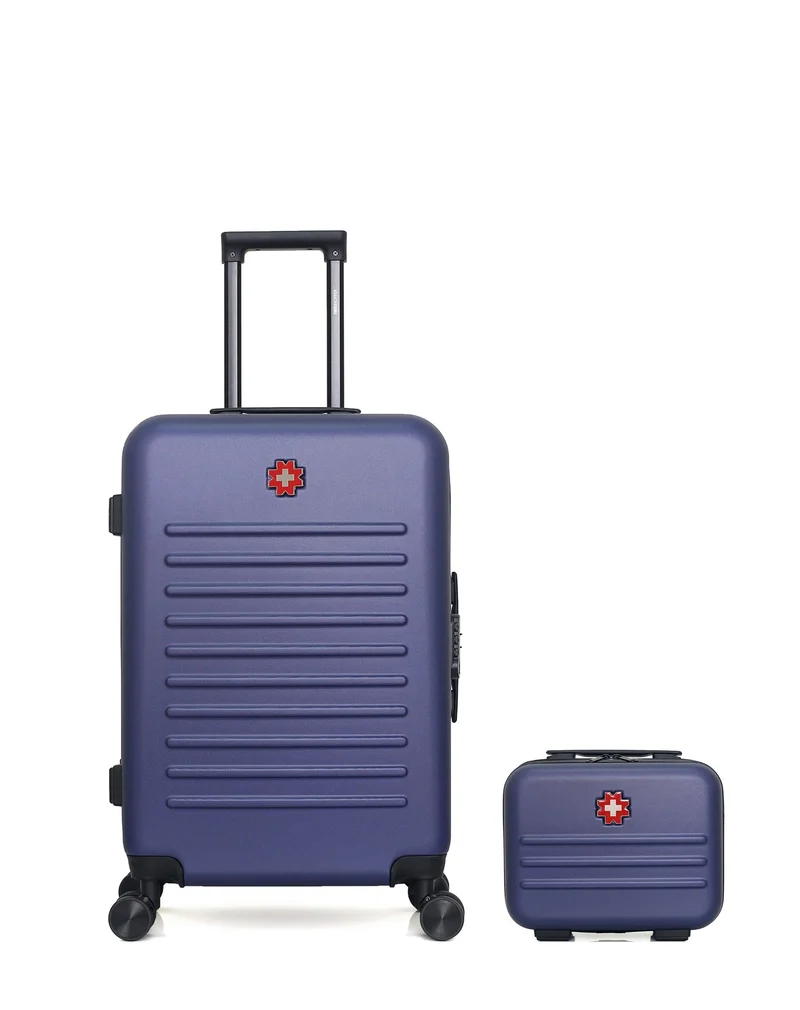 Lot de 2 Valises Rigides Taille Moyenne et Vanity WIL