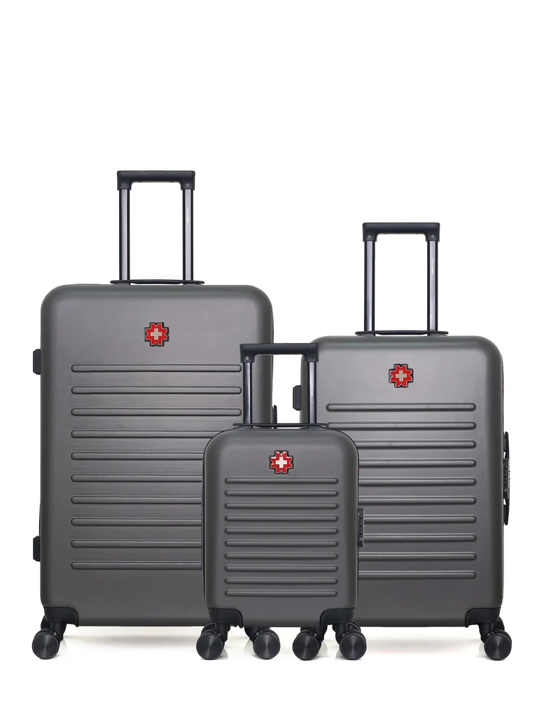 Lot de 3 Valises Rigides Grand Format, Taille Moyenne et Cabine XXS WIL