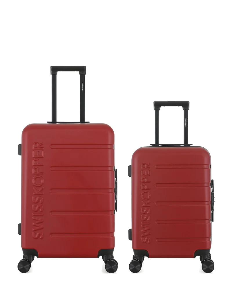Lot de 2 Valises Rigides Taille Moyenne et Cabine AIGLE