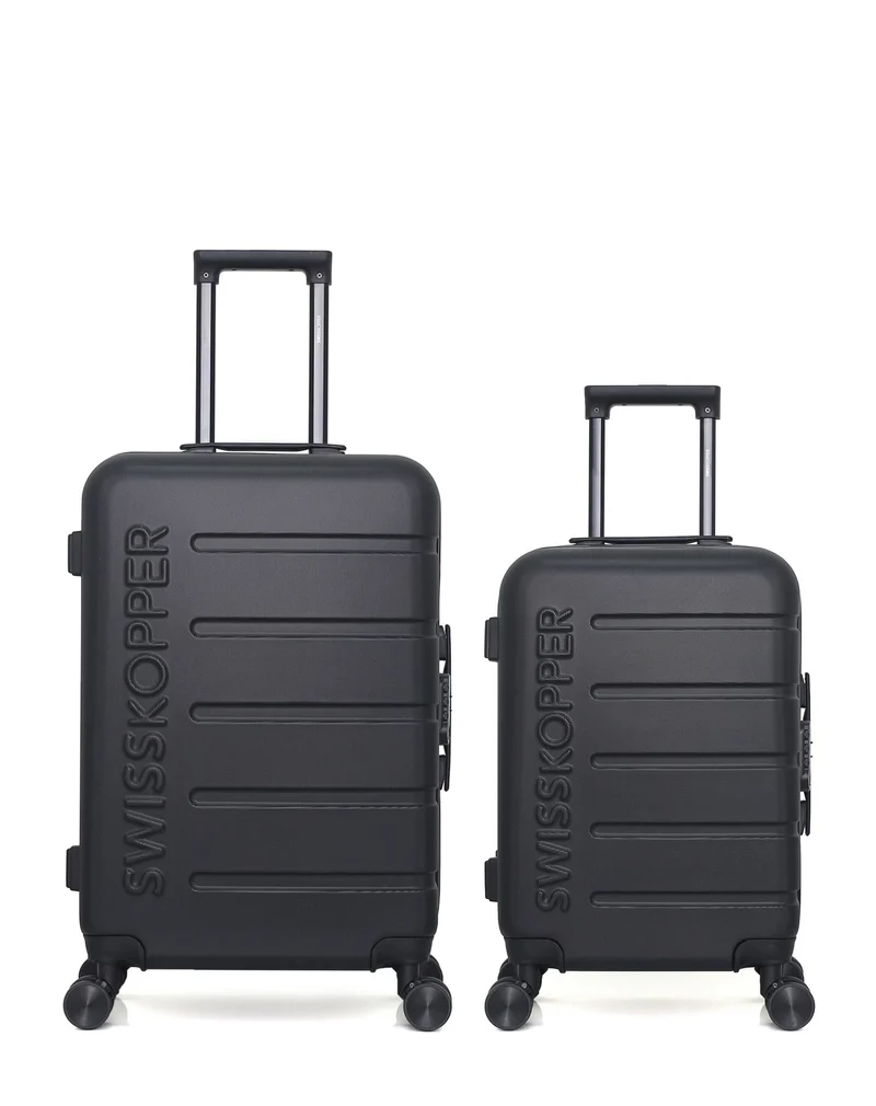 Lot de 2 Valises Rigides Taille Moyenne et Cabine AIGLE