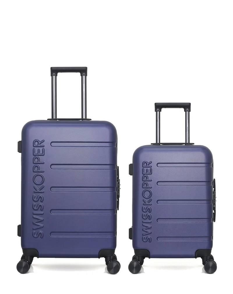 Lot de 2 Valises Rigides Taille Moyenne et Cabine AIGLE
