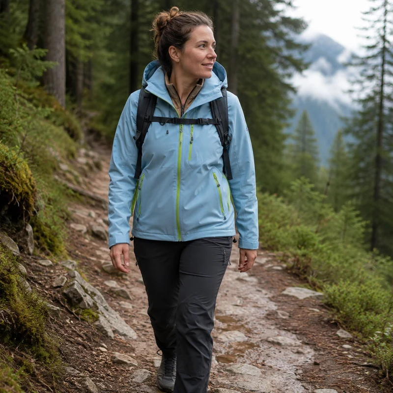 Veste randonnée femme chaude imperméable