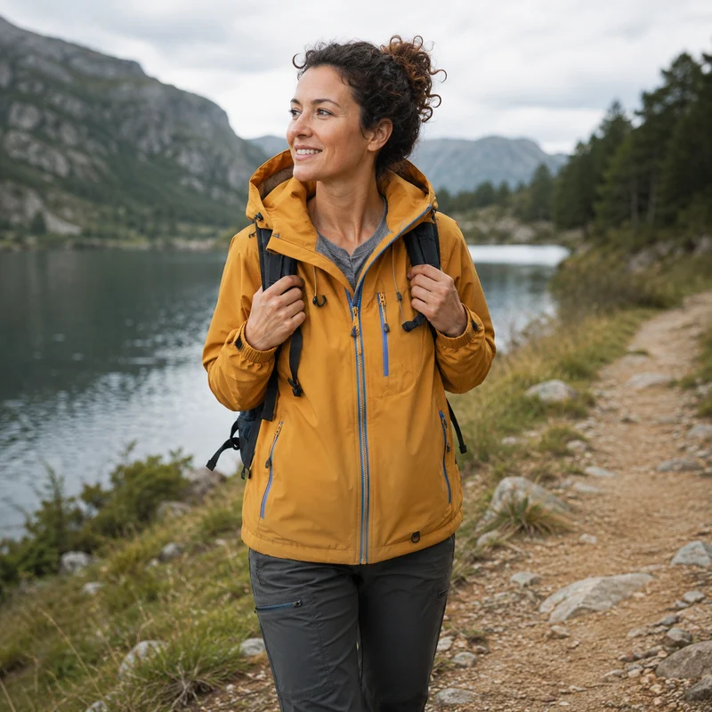 Veste randonnée femme chaude imperméable