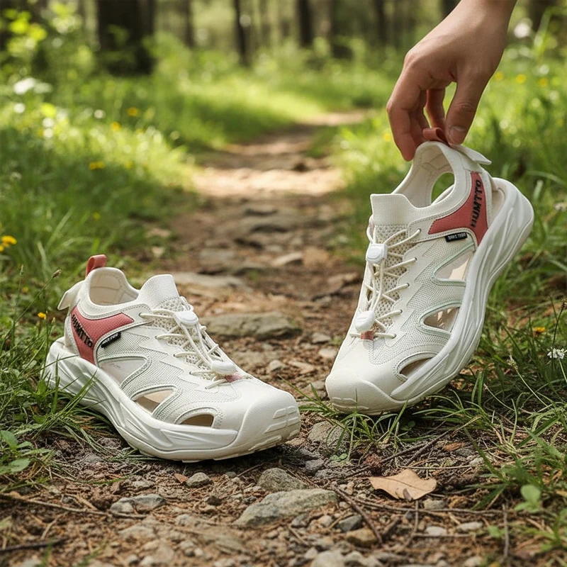Sandales randonnée mixte confort respirant