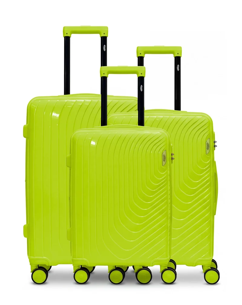Lot de 3 Valises Rigides Grand Format, Taille Moyenne et Cabine HYDRA