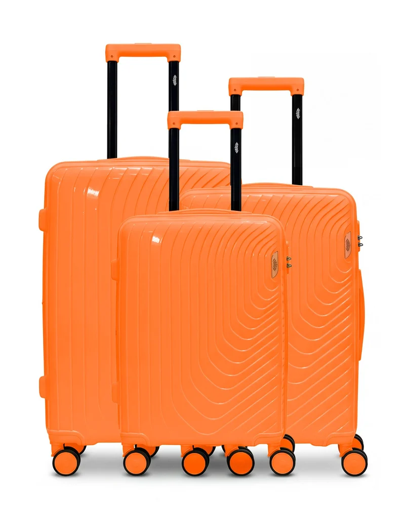 Lot de 3 Valises Rigides Grand Format, Taille Moyenne et Cabine HYDRA