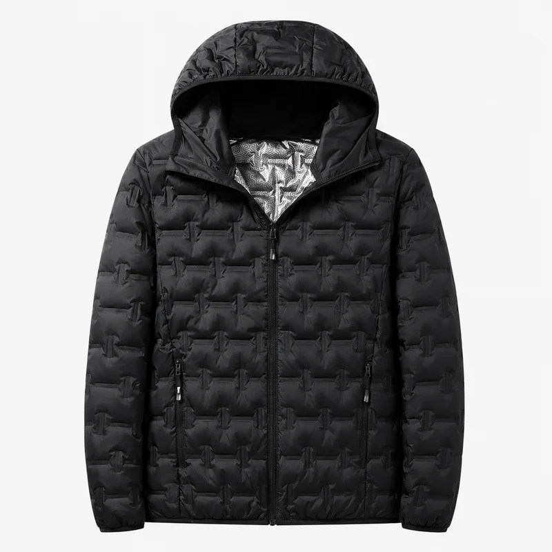 Veste trekking homme chaude à capuche