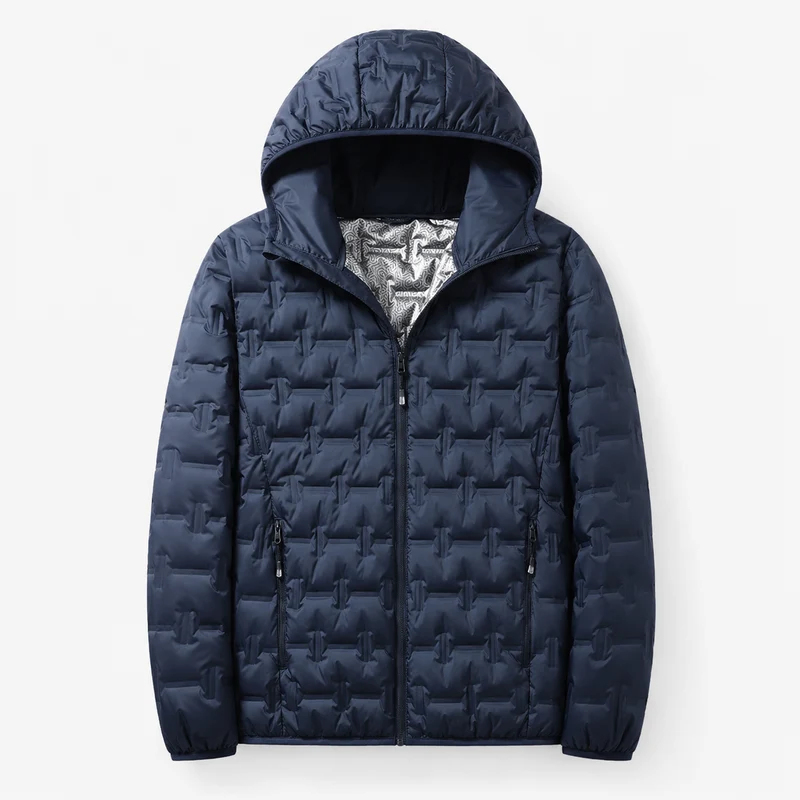 Veste trekking homme chaude à capuche