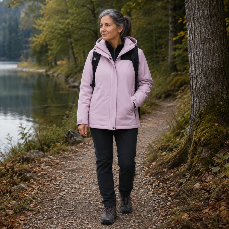 Veste randonnée unisex chaude montagne
