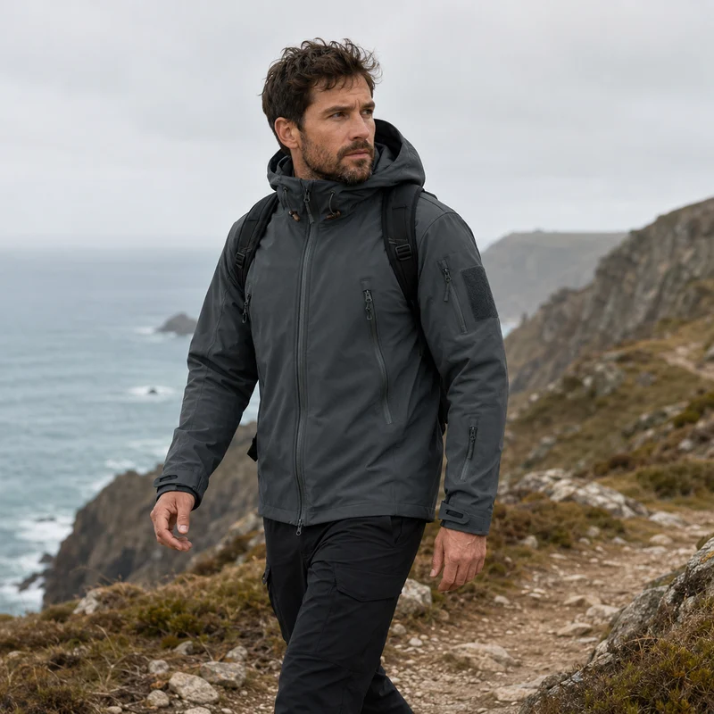 Veste randonnée homme outdoor robuste