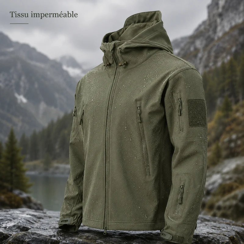 Veste randonnée homme outdoor robuste