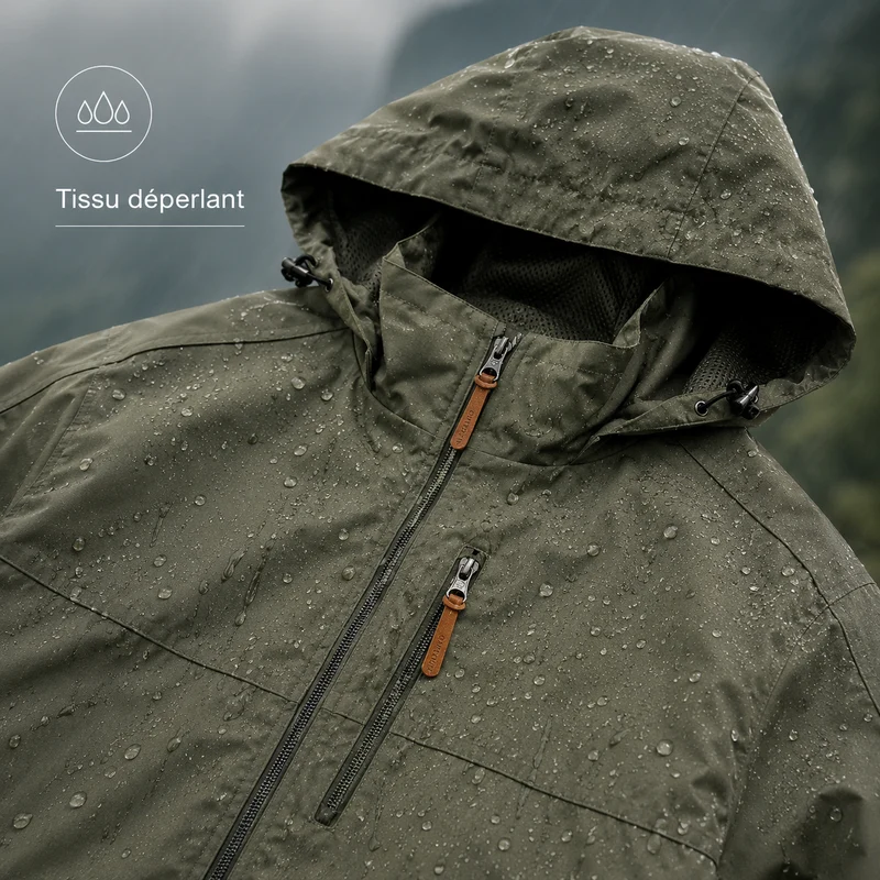 Veste randonnée homme coupe-vent