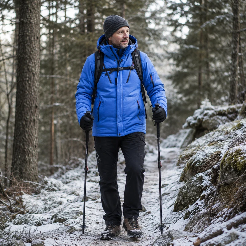 Doudoune randonnée homme chaude grand froid