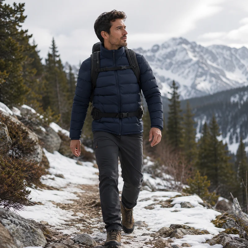 Doudoune randonnée homme légère chaude hiver